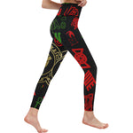 KMT WORLD POWER All Over Print High-Waisted Leggings