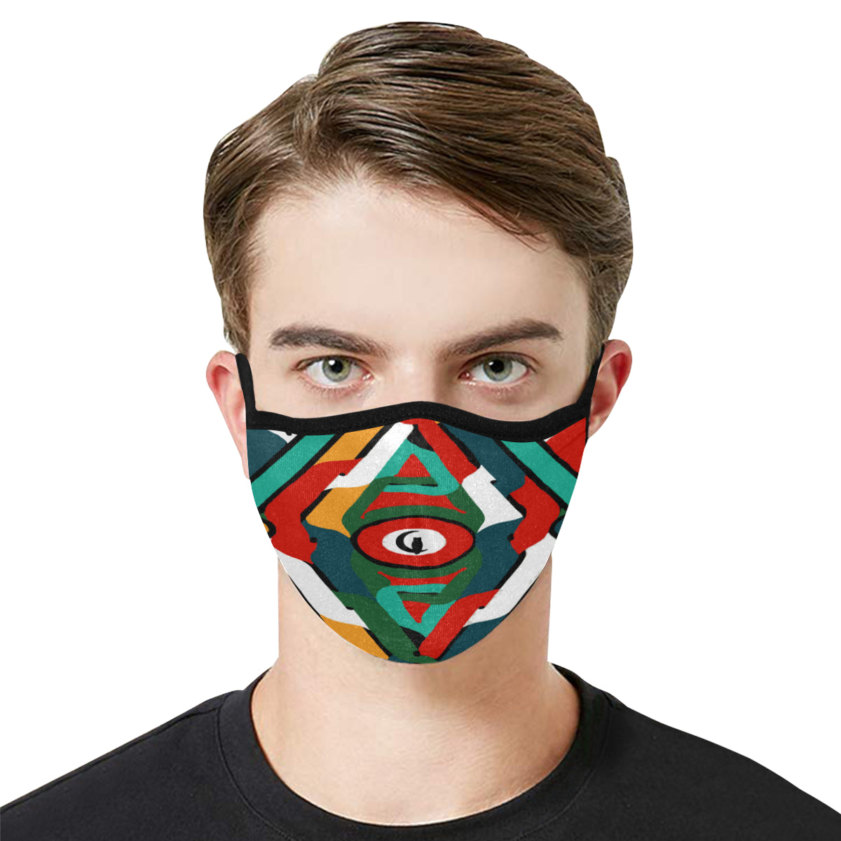 TEMBE ART Mouth Mask in One Piece (2 Filters Included)