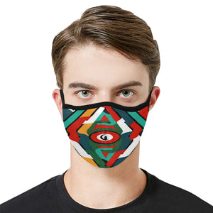 TEMBE ART Mouth Mask in One Piece (2 Filters Included)