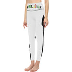 REVOLUTION WHT All Over Print High-Waisted Leggings