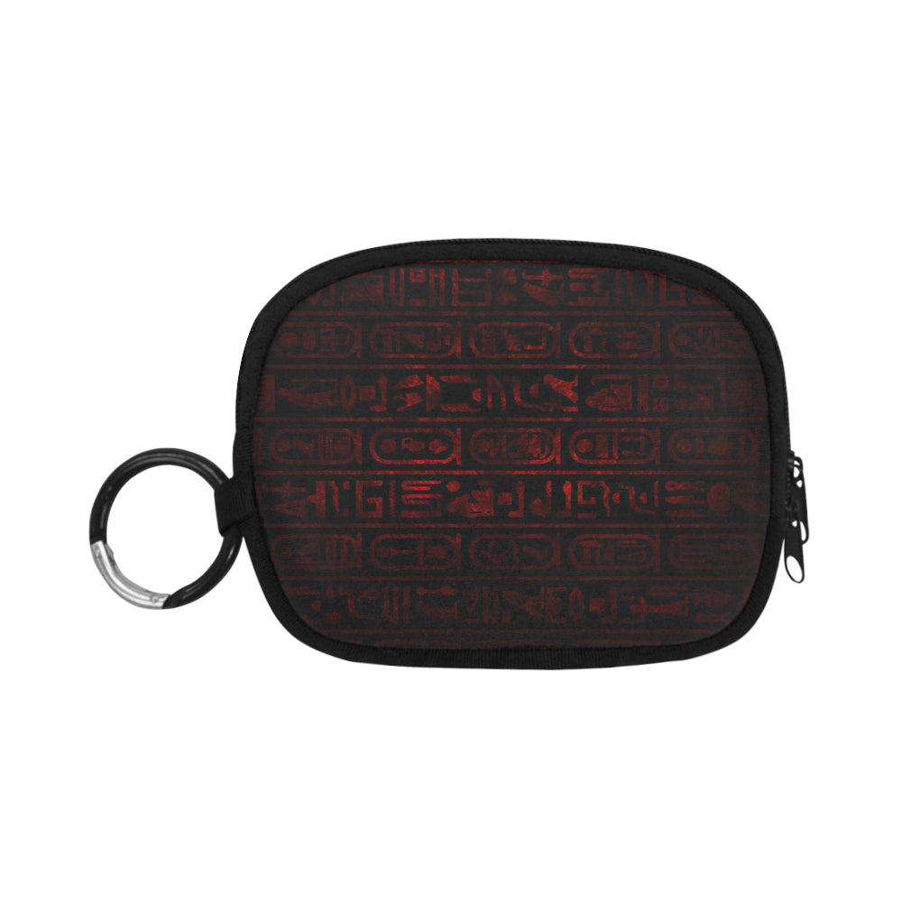 HIEROGLYH RED Coin Purse (Model 1605)