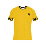 BLACC BORDER YELLOW Men's All Over Print T-Shirt