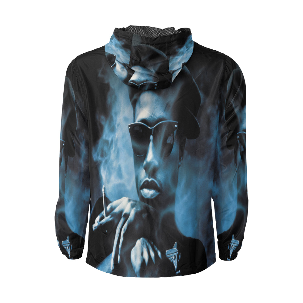 NINO BROWN All Over Print Windbreaker for Unisex