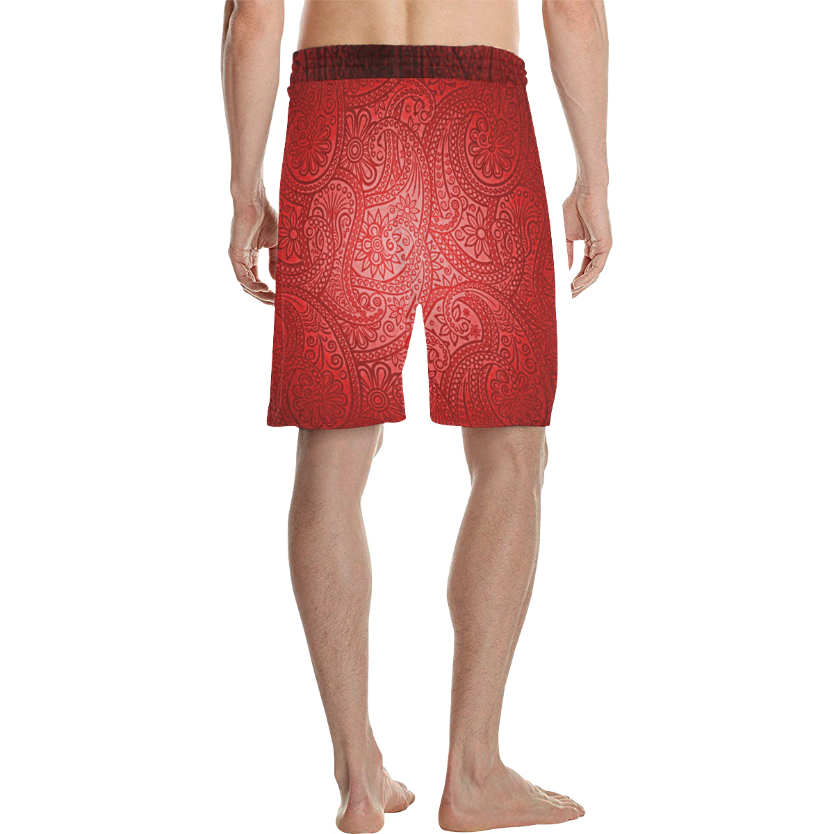 LUXURY RED GANG Men's All Over Print Casual Shorts (Model L23)