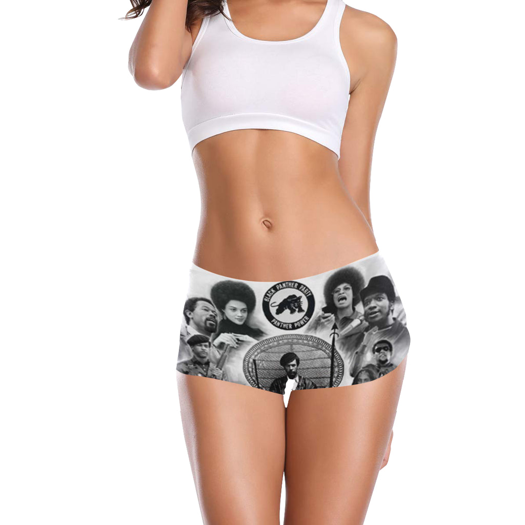 BLACK PANTHER PARTY Women's All Over Print Boyshort Panties
