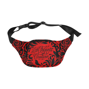 GORGIOUS LEAF RED Fanny Pack/Small (Model 1677)