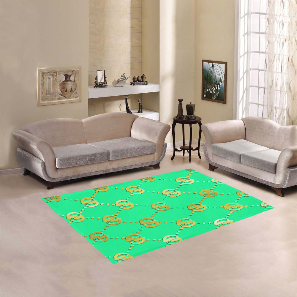 GOODIE GOLD APPLE Area Rug 5'3''x4'