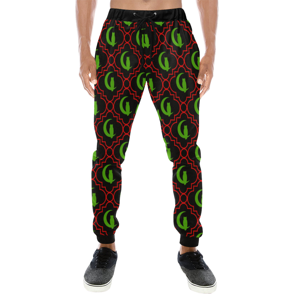 ELEGANCE RBG Men's All Over Print Sweatpants (Model L11)
