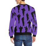 C-WALK GRAPES Men's Rib Cuff Crew Neck Sweatshirt