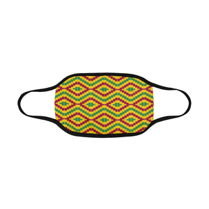 KENTE FRACTAL Mouth Mask in One Piece (2 Filters Included)