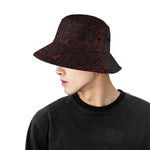 HOTEP HIERO RED All Over Print Bucket Hat for Men