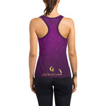 LUXURY PRPLE GANG Women's Racerback Tank Top (Model T60)