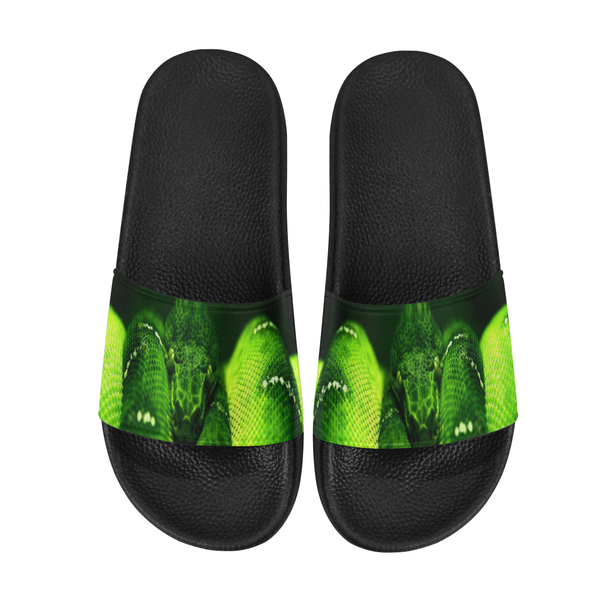 GREEN SNAKE Women's Slide Sandals