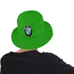 B.Money.W GREEN All Over Print Bucket Hat for Men