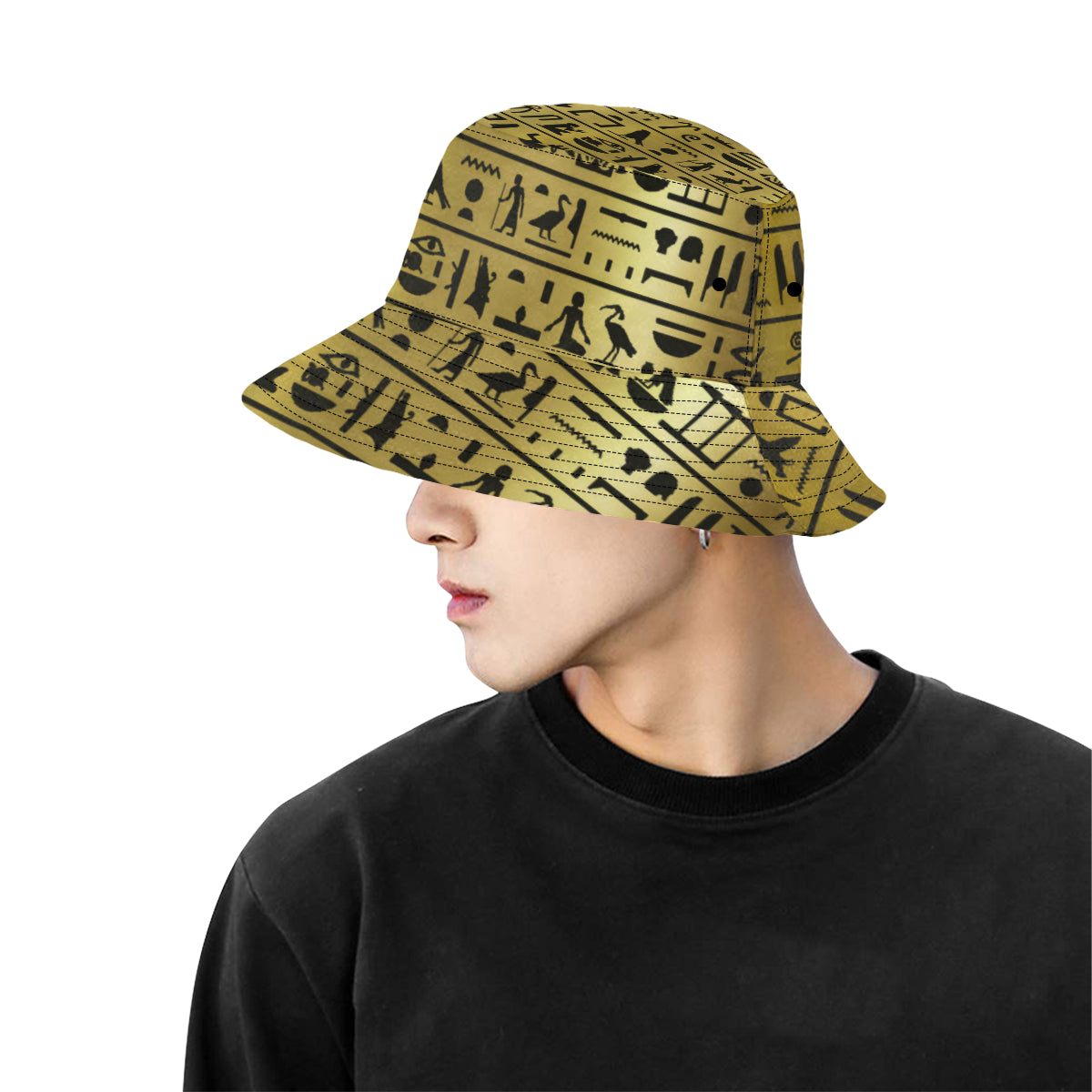 MEDU NETER All Over Print Bucket Hat for Men