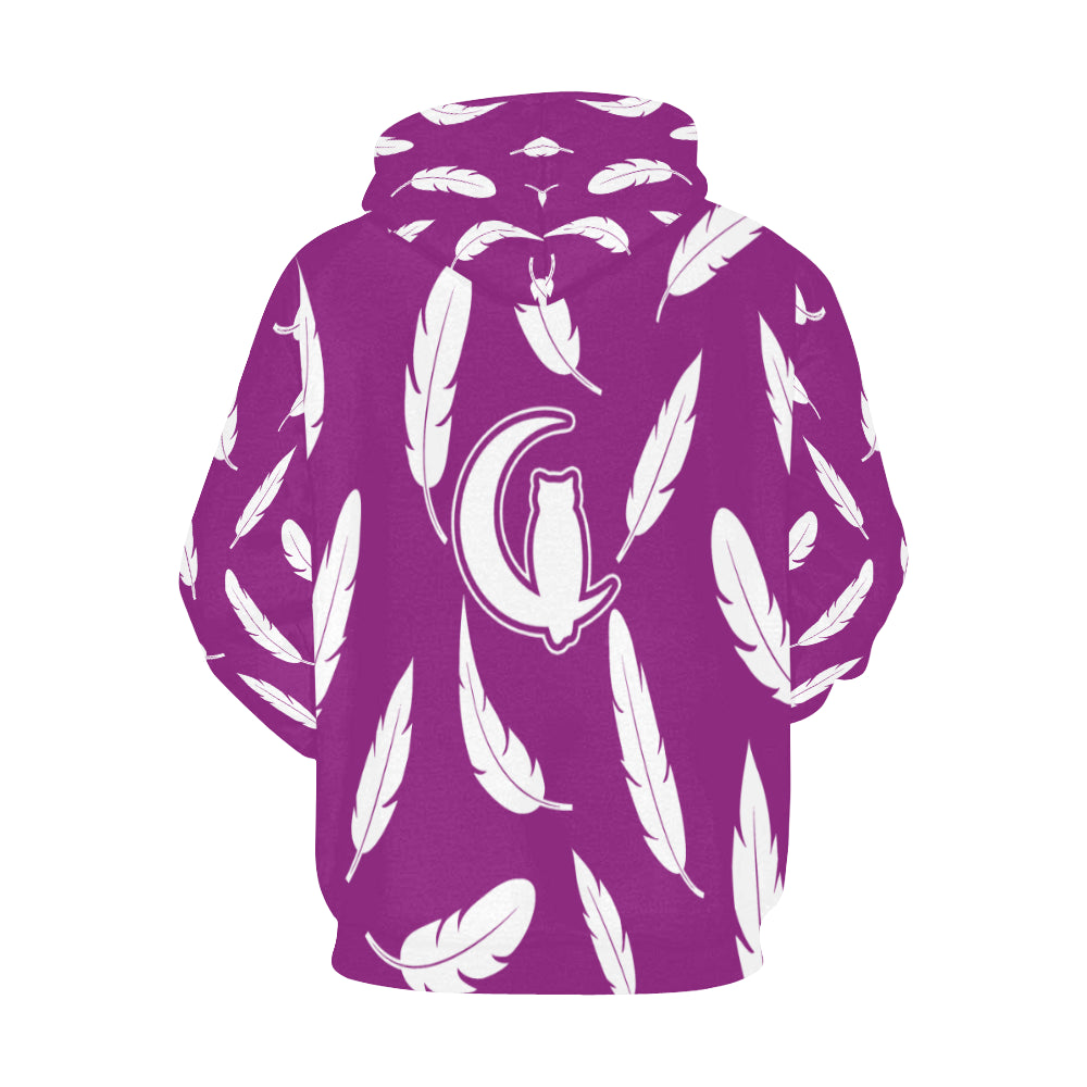 FEATHER GRAPE All Over Print Hoodie for Men
