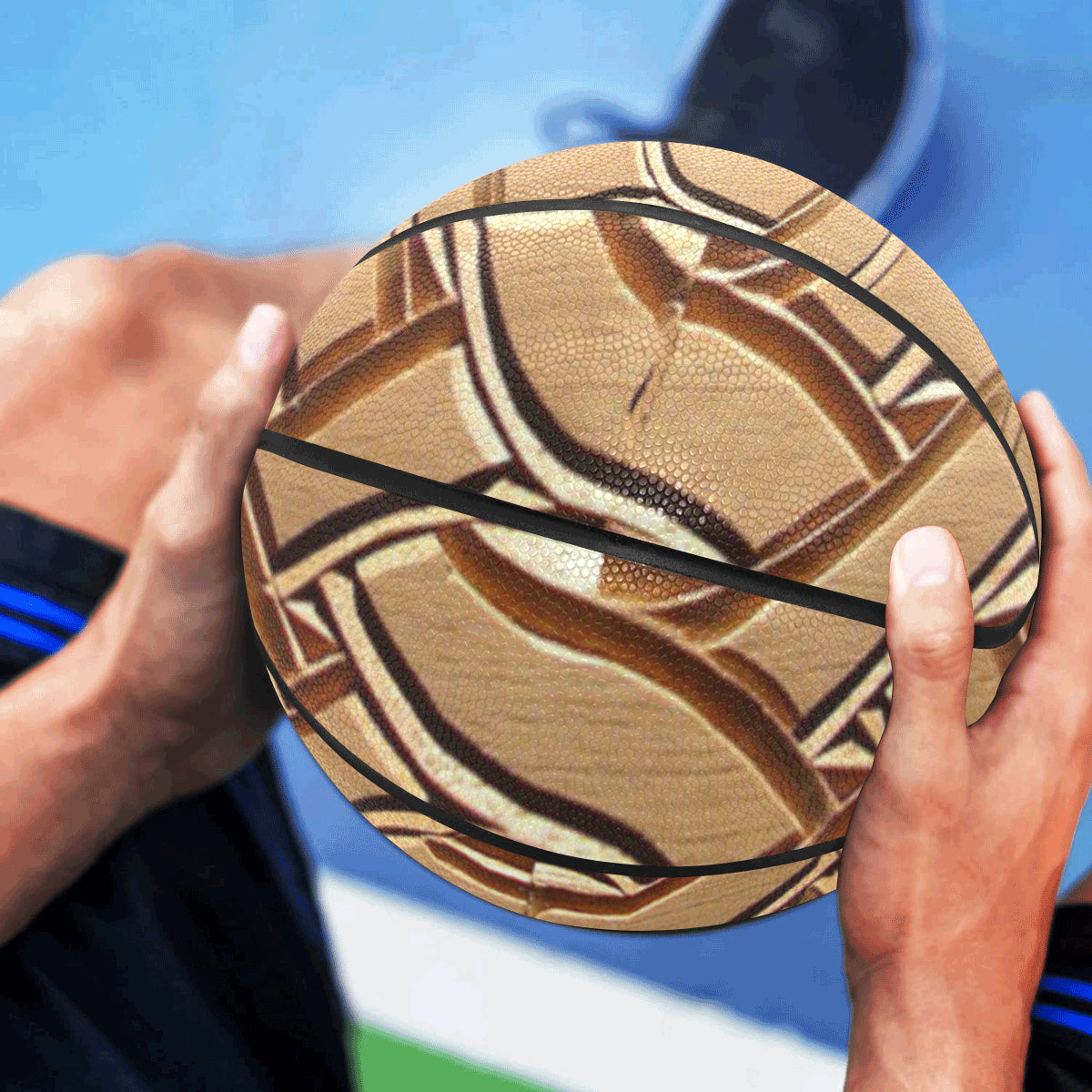 TEMBE ART WOOD All Over Print Basketball