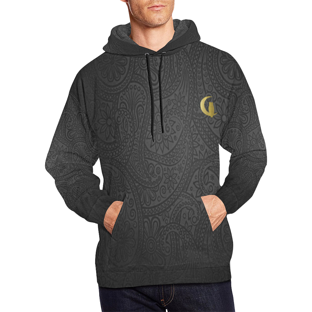 LUXURY BLACC GANG All Over Print Hoodie for Men (USA Size) (Model H13)