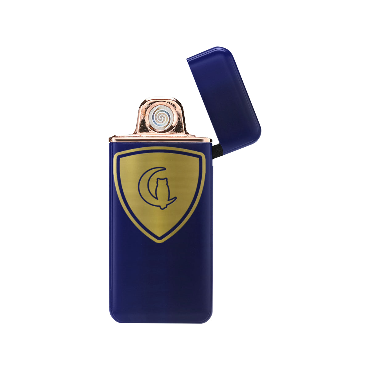 LCC W BLU SHILED USB Rechargeable Lighter