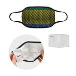 GABON FLAG Mouth Mask in One Piece (2 Filters Included)