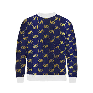 EXCELLENCE BLGLD Men's Rib Cuff Crew Neck Sweatshirt