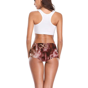 INFINITY RED COSMOS Women's All Over Print Boyshort Panties (Model L31)