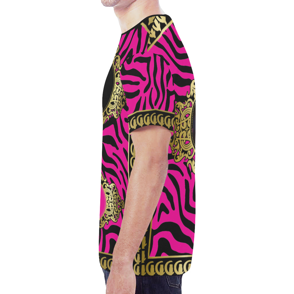PRIVILEGE PINKISH New All Over Print T-shirt for Men