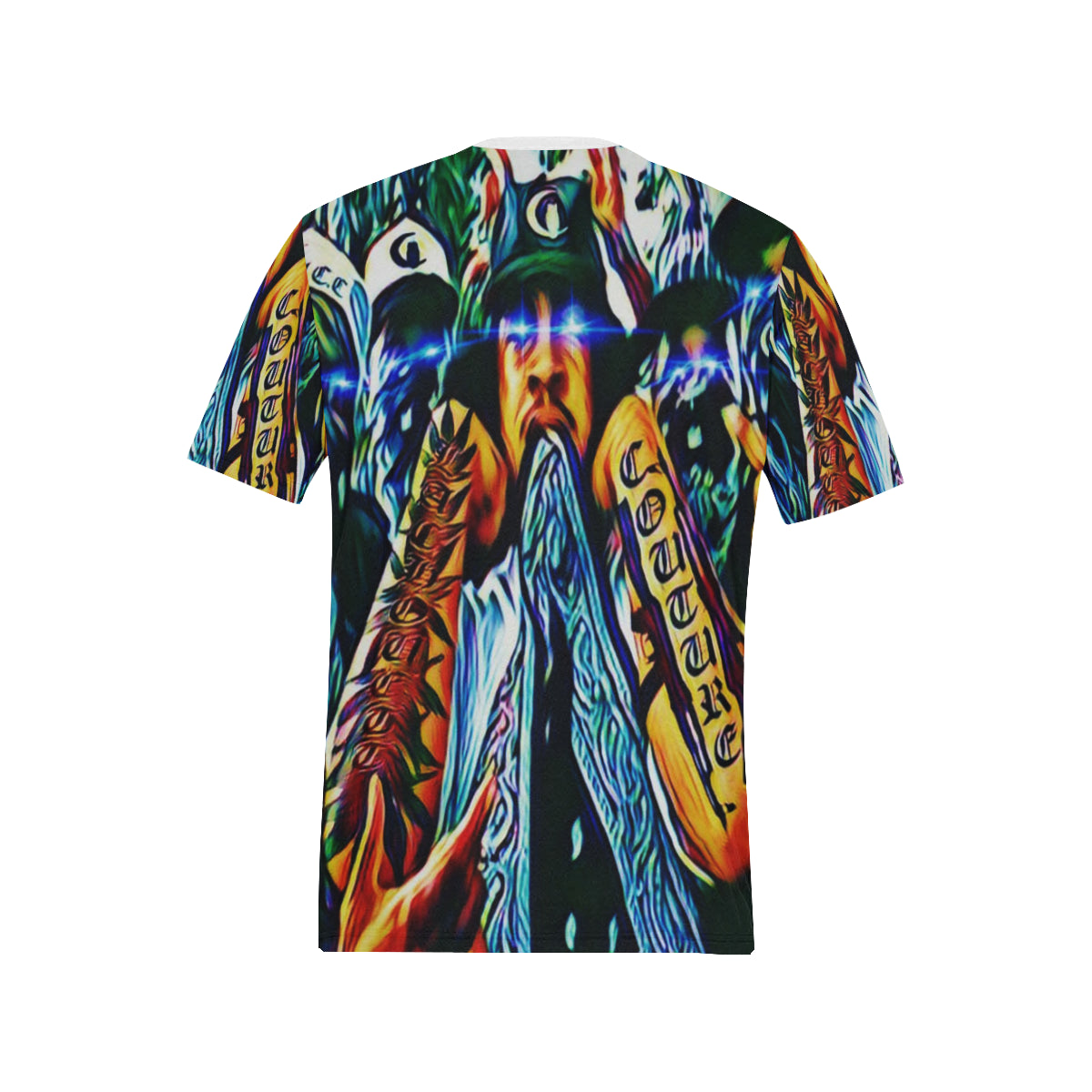 ON CRIIIP Men's All Over Print T-Shirt (Solid Color Neck) (Model T63)