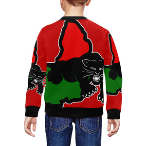 BLACK PANTHER RBGR All Over Print Crewneck Sweatshirt for Kids