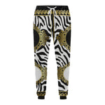 HAUTE COUTURE WHITE Men's All Over Print Sweatpants (Model L11)