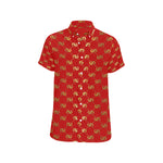 EXCELLENCE RDGLD Men's All Over Print Short Sleeve Shirt