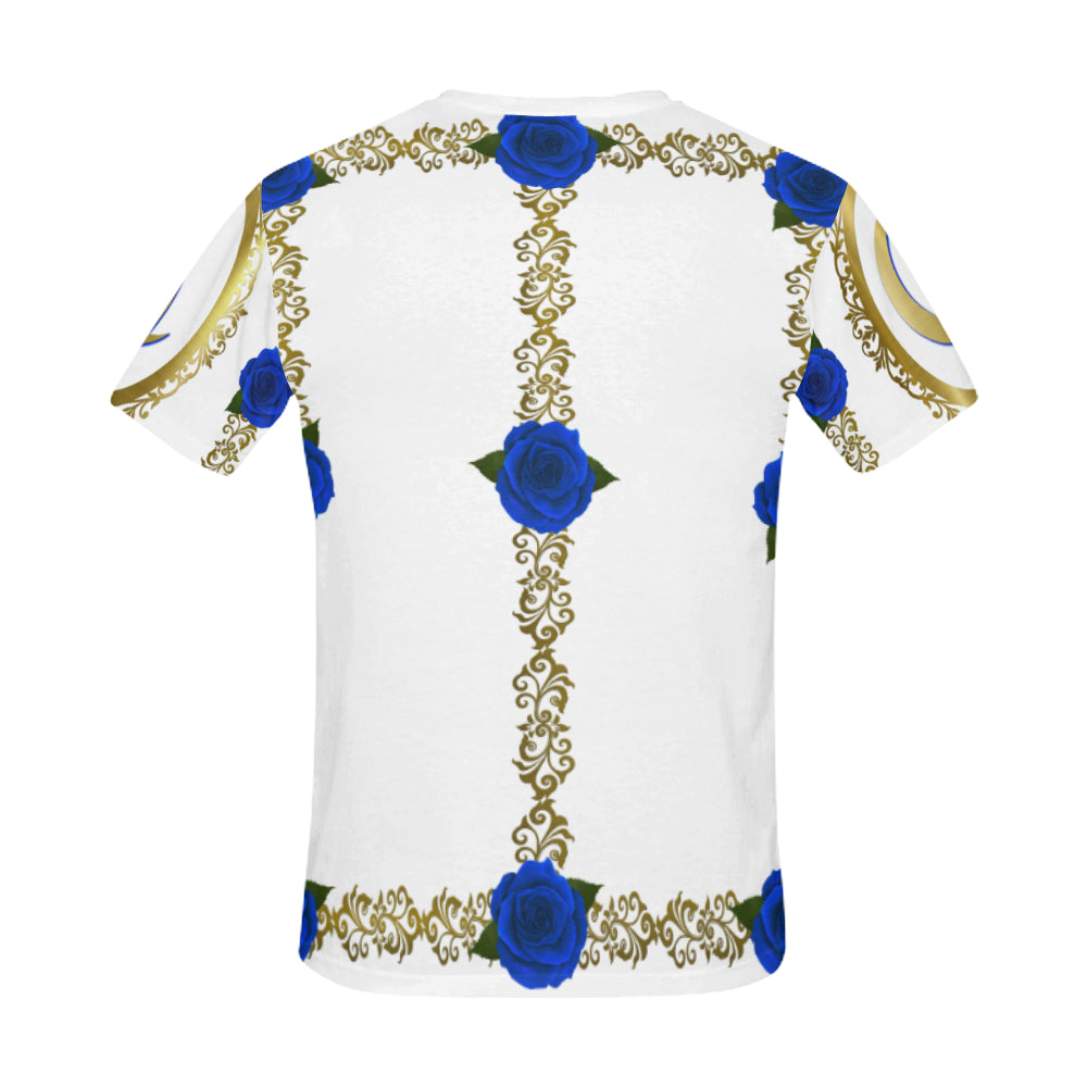 BLUE ROSES All Over Print T-Shirt for Men