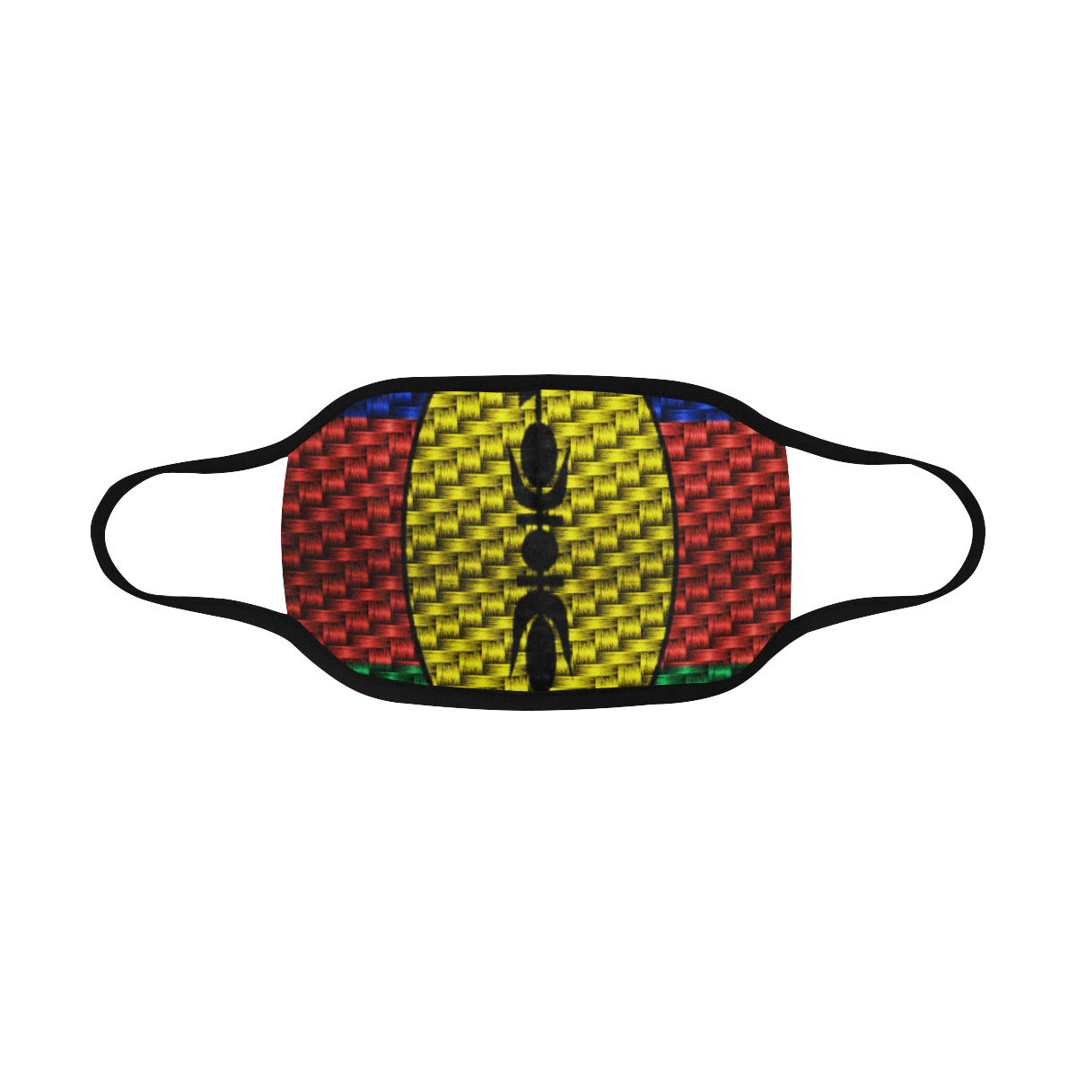 NOUVELLE CALEDONIE FLAG Mouth Mask in One Piece (2 Filters Included)