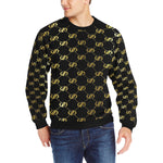 EXCELLENCE BLCCGLD Men's Rib Cuff Crew Neck Sweatshirt
