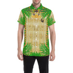 TROPICAL PAPYRUS Men's All Over Print Short Sleeve Shirt