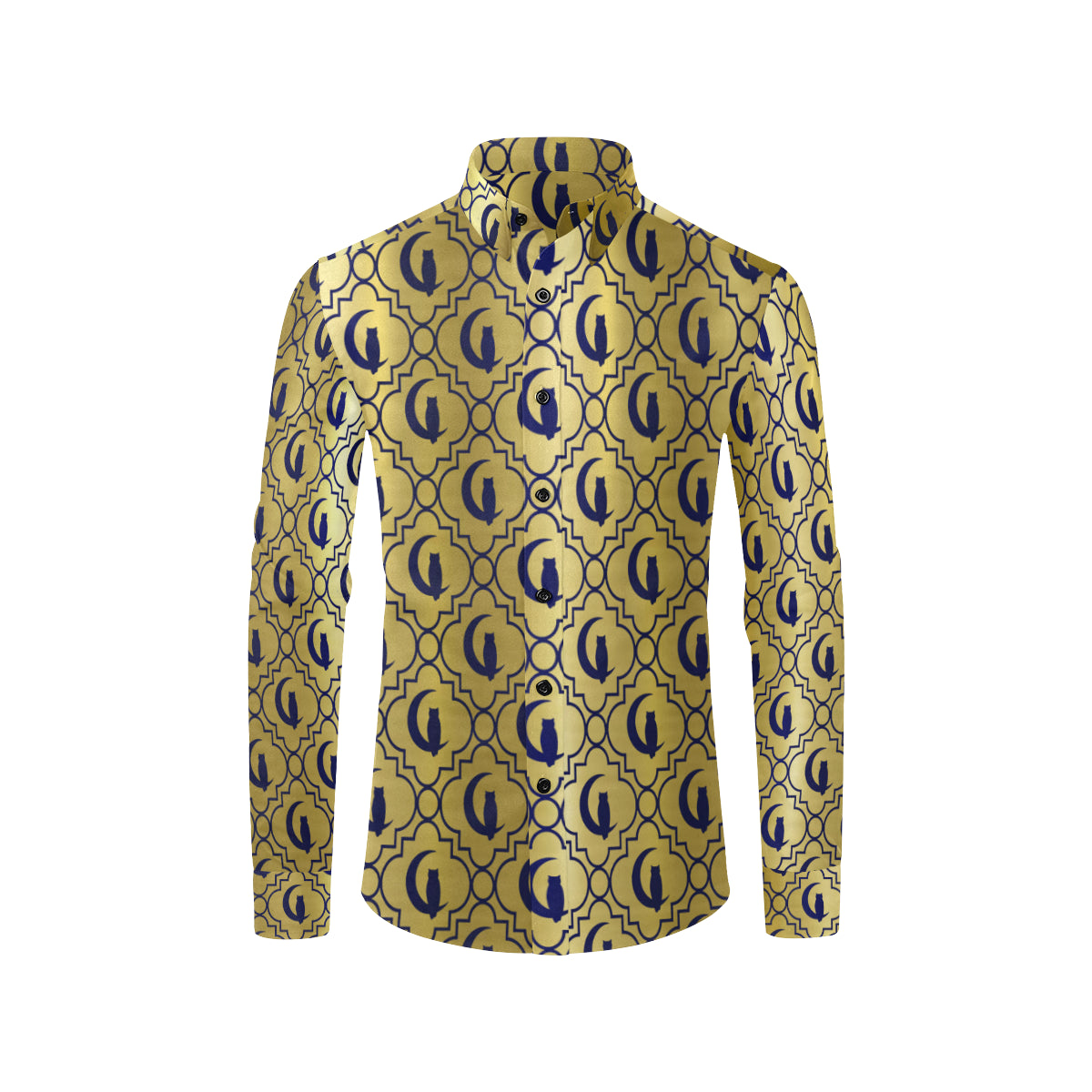 ELEGANCE GLDBL Men's All Over Print Casual Dress Shirt (Model T61)