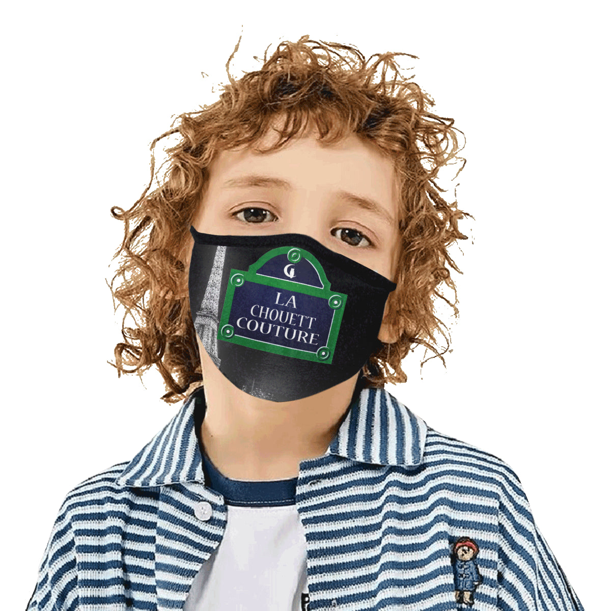 RUE DE PARIS 1 Mouth Mask in One Piece (2 Filters Included)