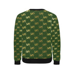 EXCELLENCE KAKIGLD Men's Rib Cuff Crew Neck Sweatshirt