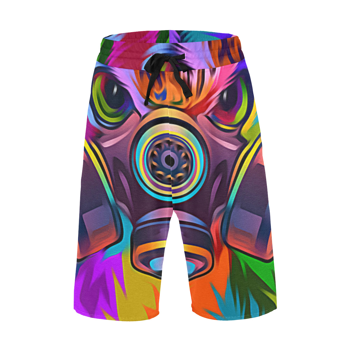COLORING OWL Men's All Over Print Casual Shorts