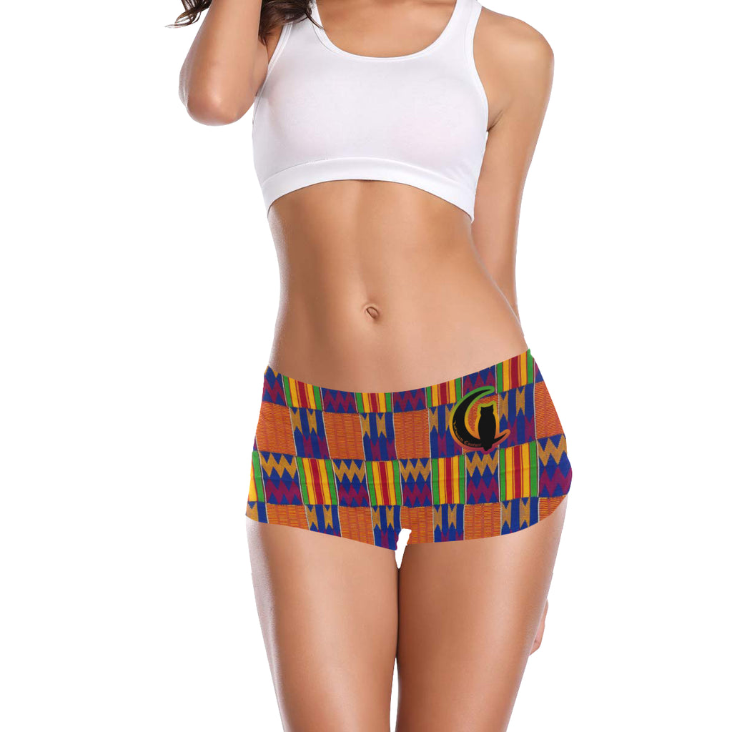 KENTE Women's All Over Print Boyshort Panties