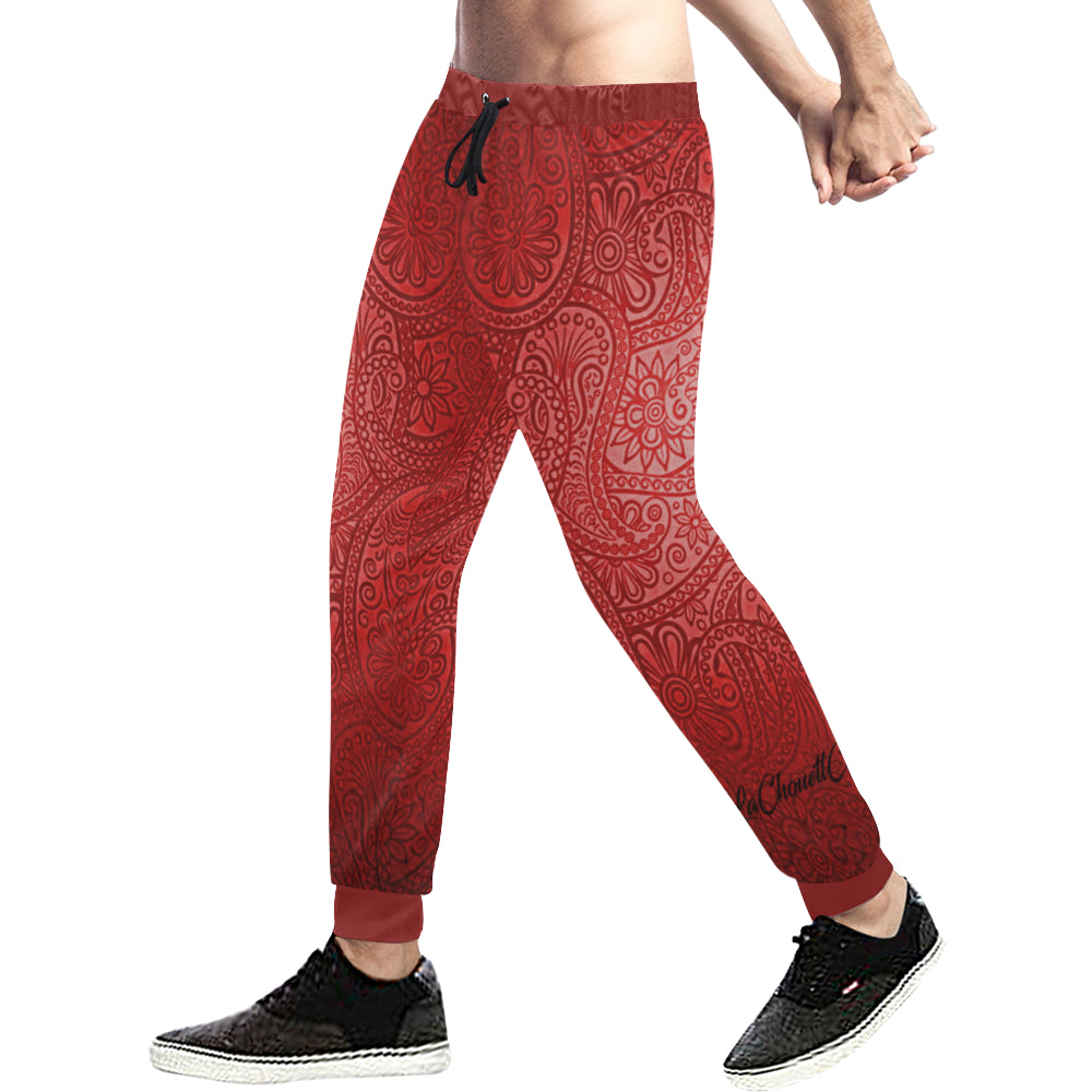 LUXURY GANG Bs'UP Men's All Over Print Sweatpants (Model L11)