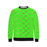 EXCELLENCE SKUNKGLD Men's Rib Cuff Crew Neck Sweatshirt