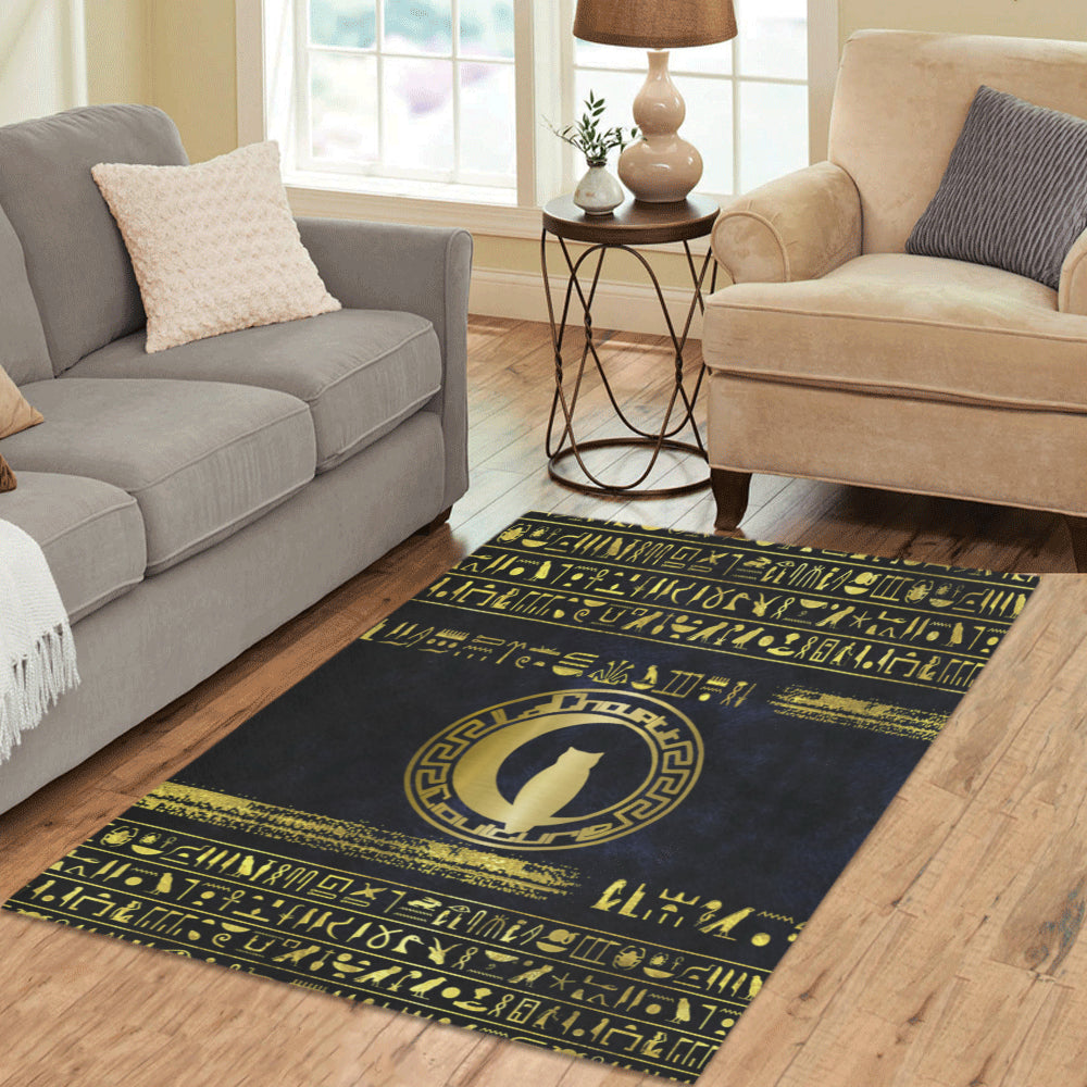 HIEROGLYPH DELUXE Area Rug 5'3''x4'