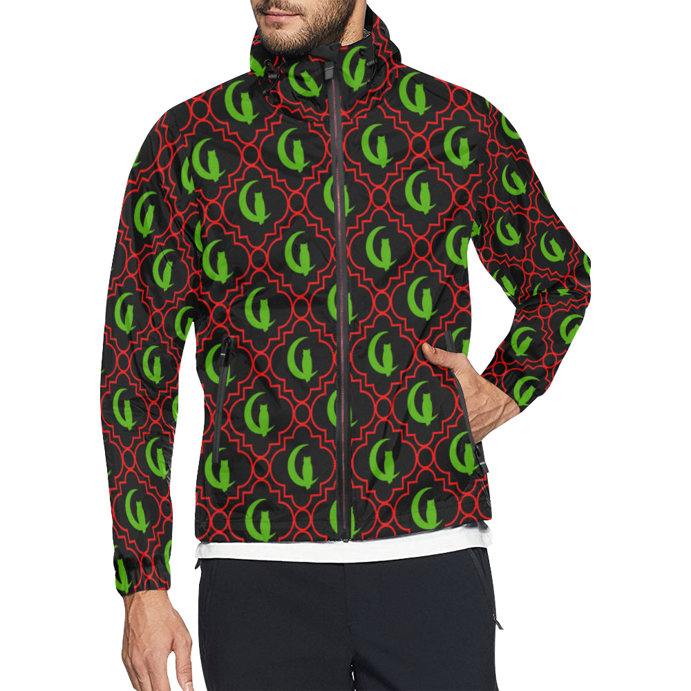 ELEGANCE RBG All Over Print Windbreaker for Unisex