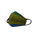 GABON FLAG Mouth Mask in One Piece (2 Filters Included)