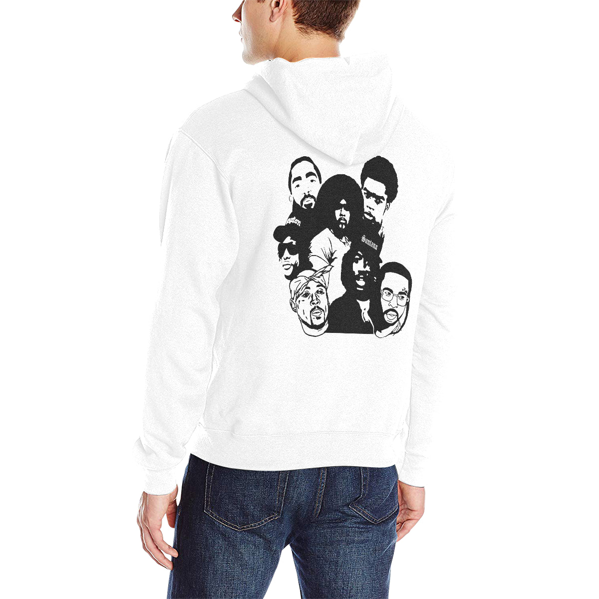 LIVING LEGEND N Men's Classic Hoodie (Model H17)