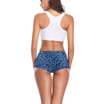 BLUE TIGER CROCO SKIN Women's All Over Print Boyshort Panties