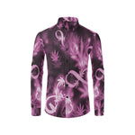 INFINITY PURPLE COSMOS Men's All Over Print Casual Dress Shirt (Model T61)