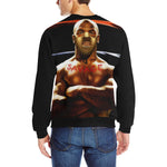 T SAVAGE Men's Rib Cuff Crew Neck Sweatshirt