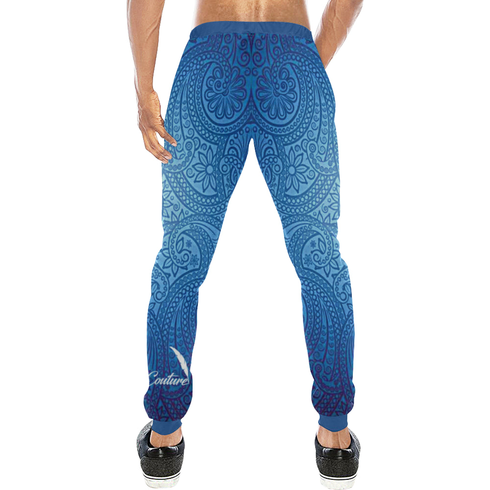 LUXURY GANG Cs'UP Men's All Over Print Sweatpants (Model L11)
